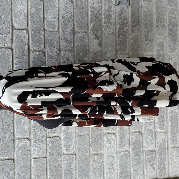 Cold Water Creek Sweater size L cardigan jacket size large Brown Off - Picture 5 of 9